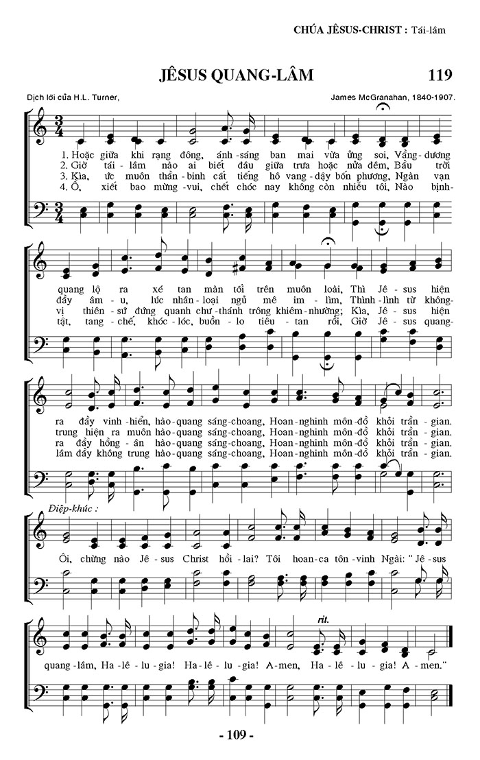 Sheet music: Jesus Quang Lâm