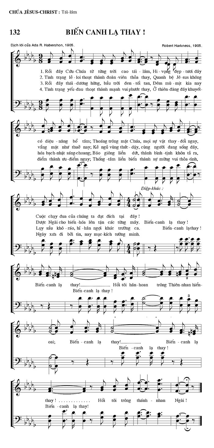 Sheet music: Biến Canh Lạ Thay
