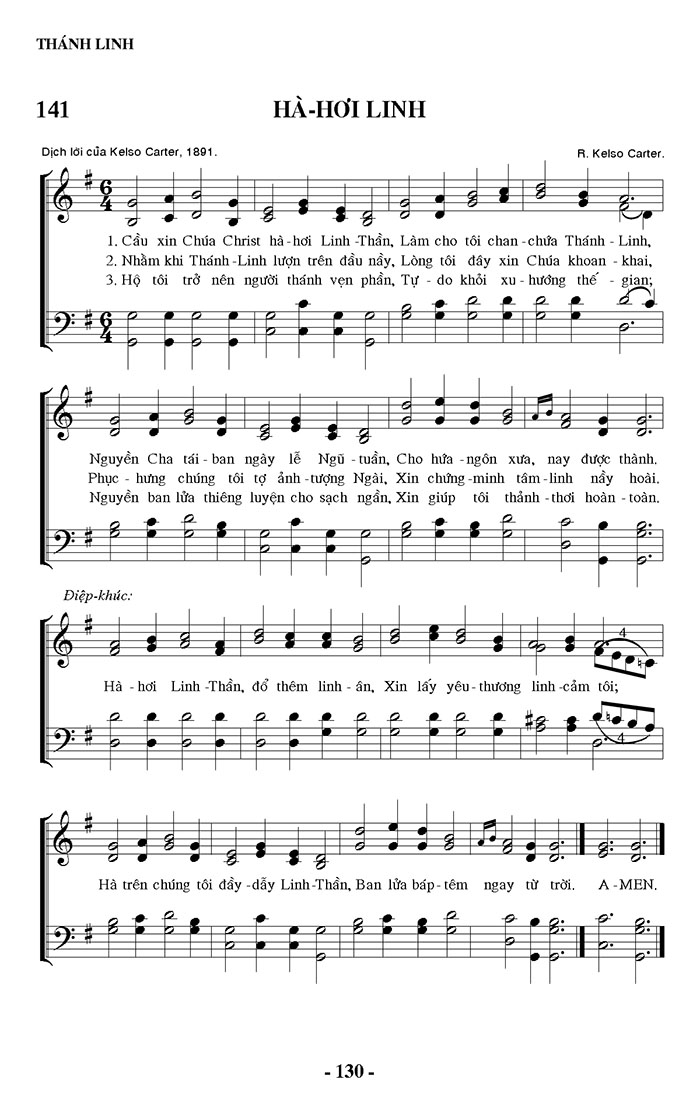 Sheet music: Hà Hơi Linh