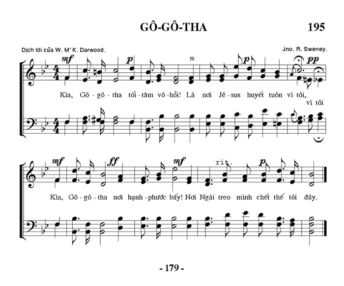 Sheet music: Gô-gô-tha