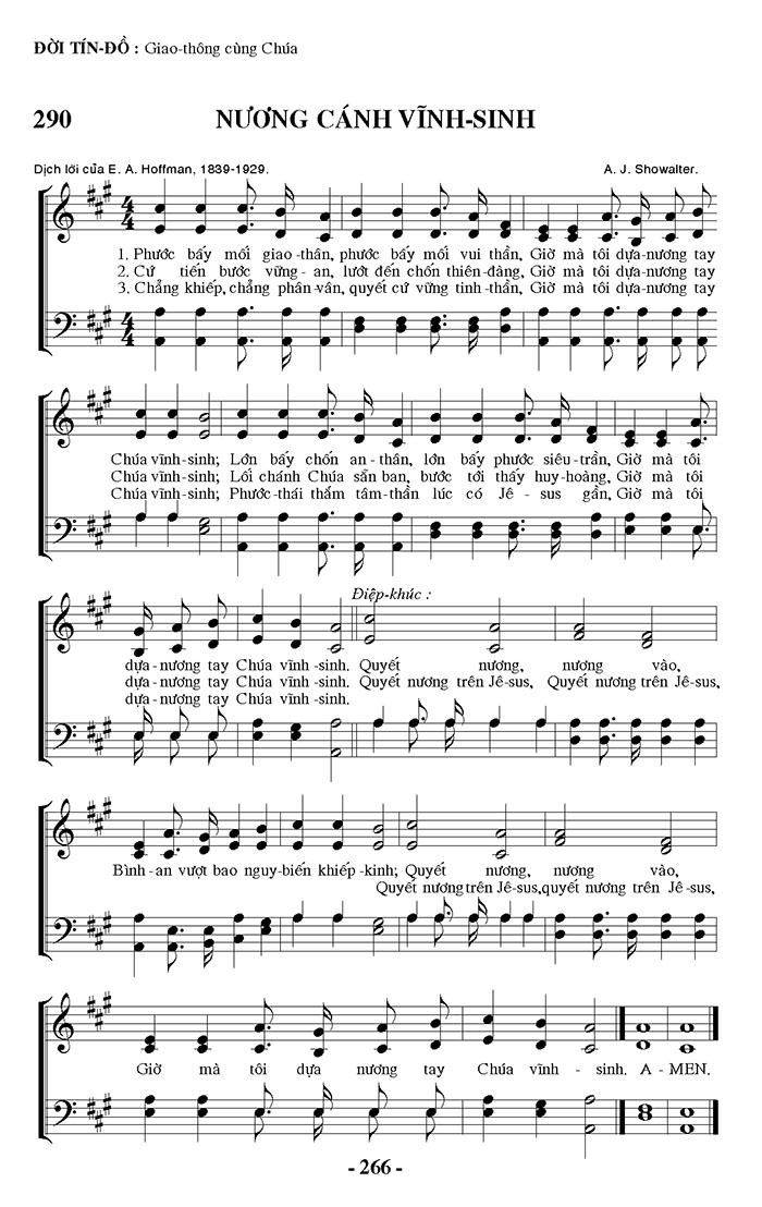 Sheet music: Nương Cánh Vĩnh Sinh