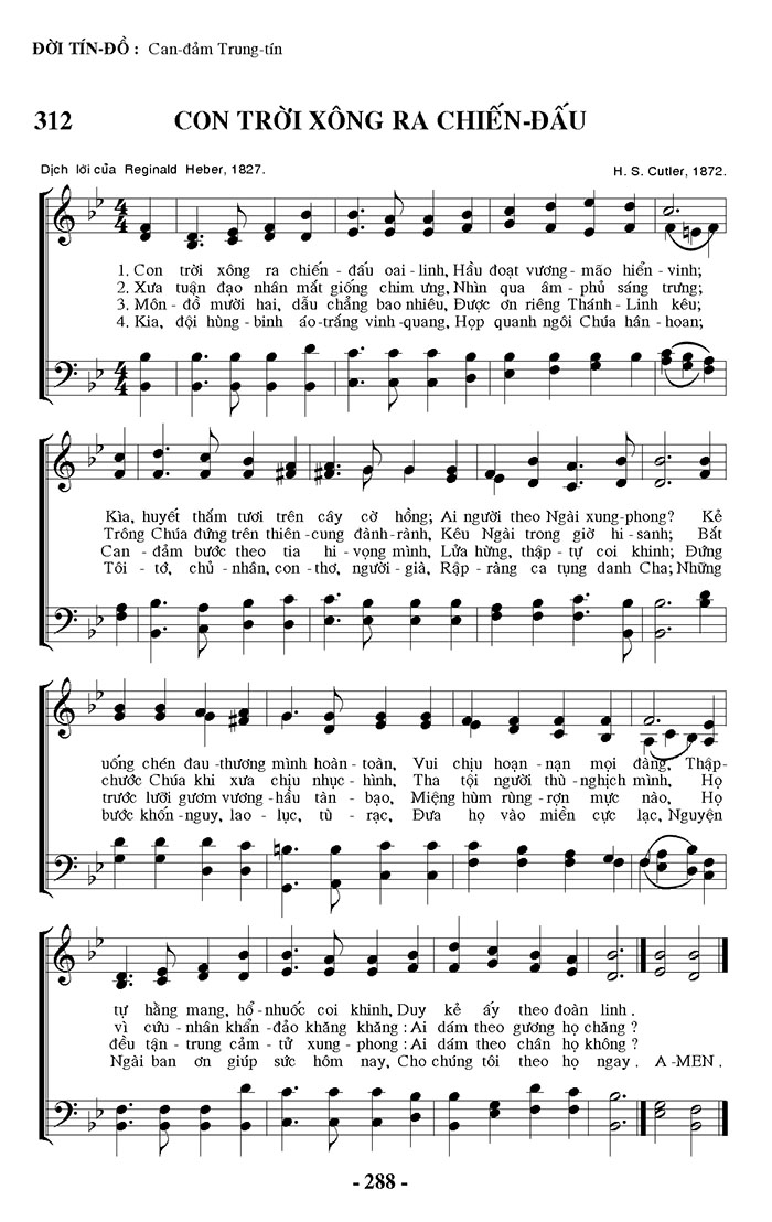 Sheet music: Con Trời Xông Ra Chiến Đấu