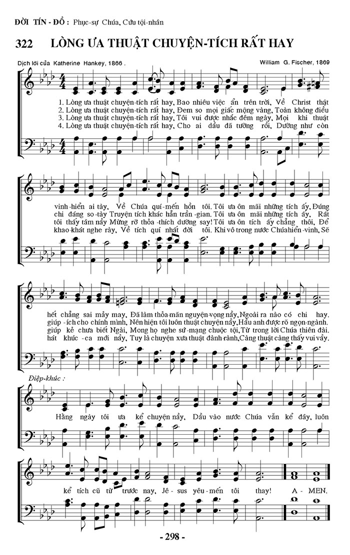 Sheet music: Lòng Ưa Thuật Chuyện Tích Rất Hay