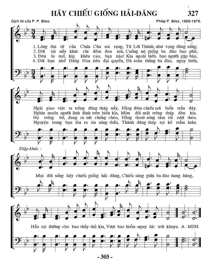 Sheet music: Hãy Chiếu Giống Hãy Đăng