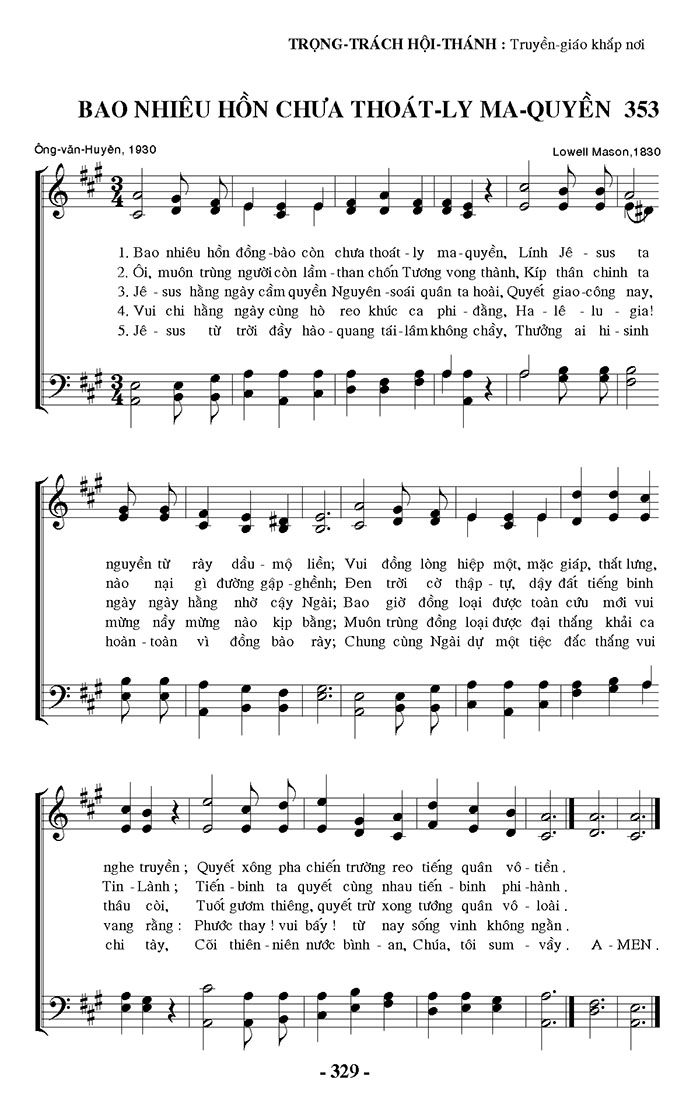 Sheet music: Bao Nhiêu Hồn Chưa Thoát Ly Ma Quyền