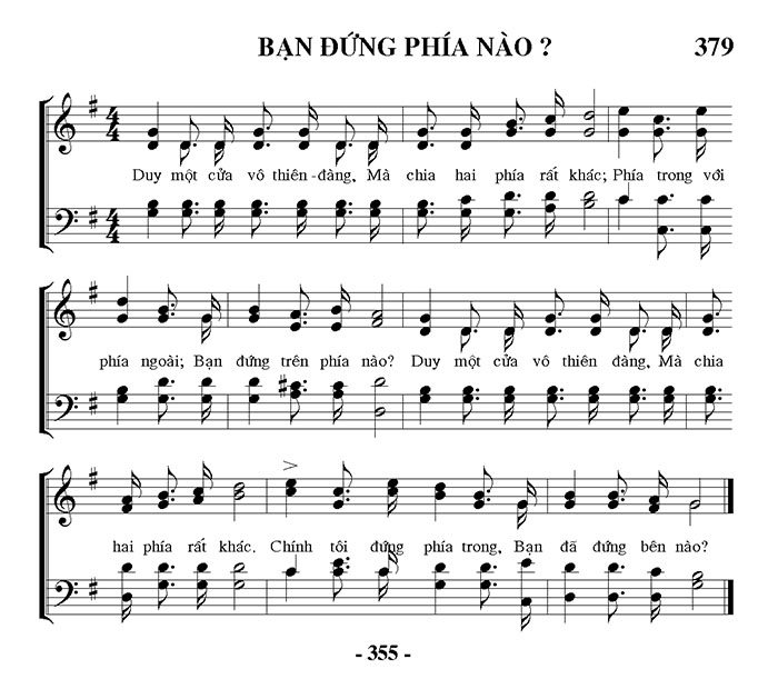 Sheet music: Bạn Đứng Phía Nào?