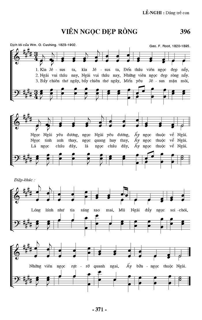 Sheet music: Viên Ngọc Đẹp Ròng