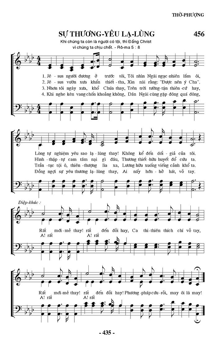 Sheet music: Sự Thương Yêu Lạ Lùng