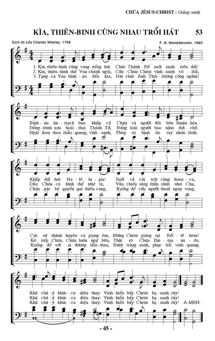 Sheet music: Kìa Thiên Binh Cùng Nhau Trỗi Hát