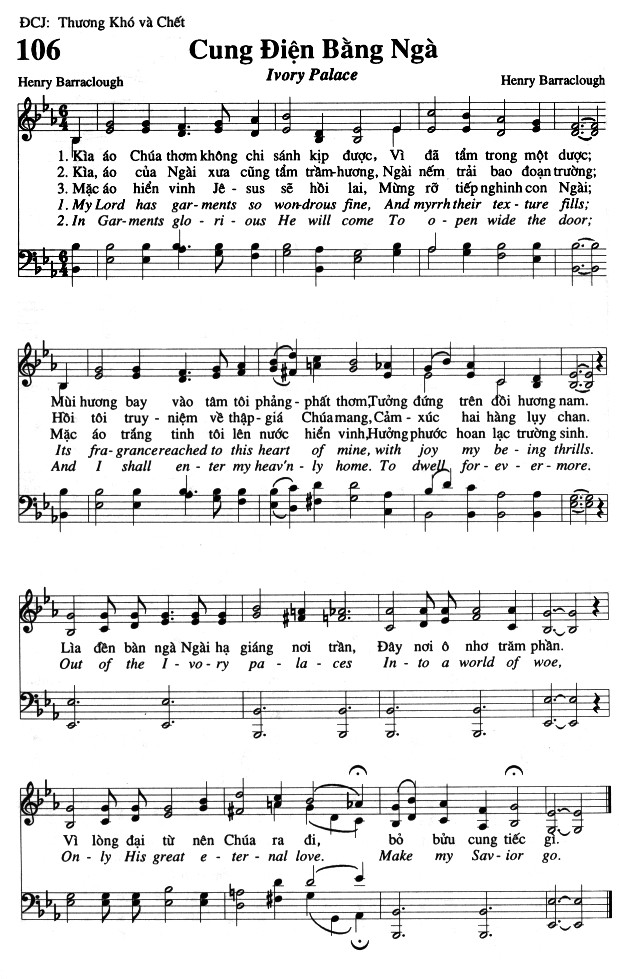 Sheet music: Cung Điện Bằng Ngà
