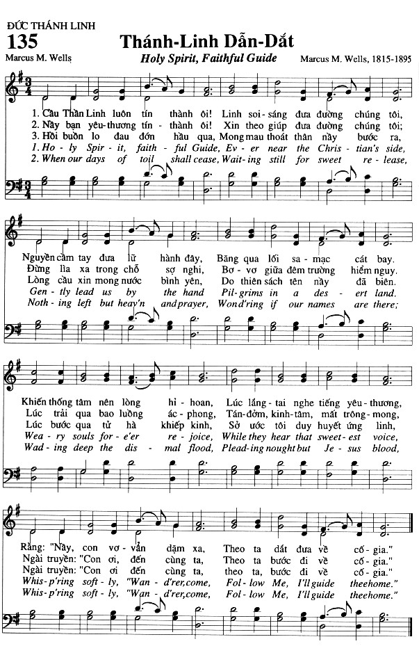 Sheet music: Thánh Linh Dẫn Dắt