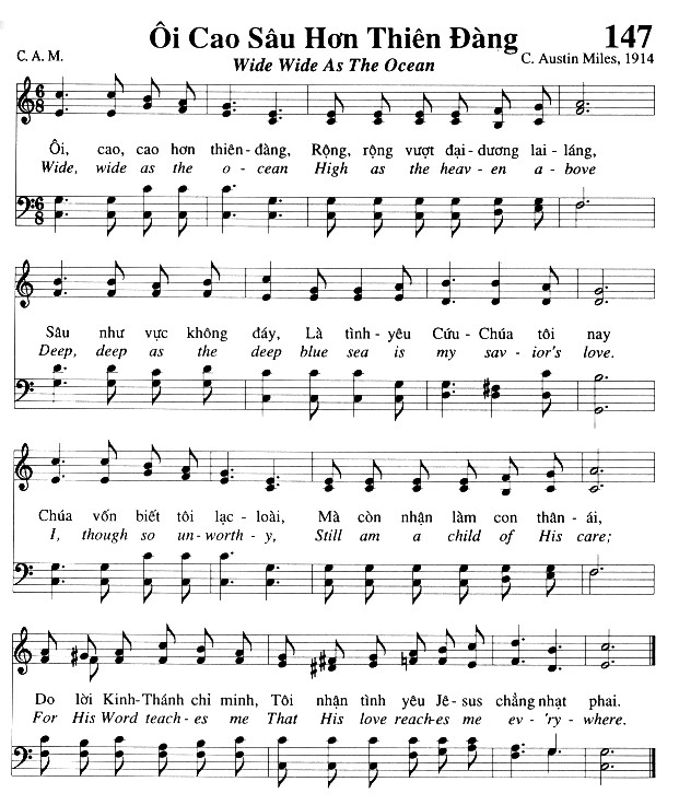Sheet music: Ôi Cao Sâu Hơn Thiên Đàng
