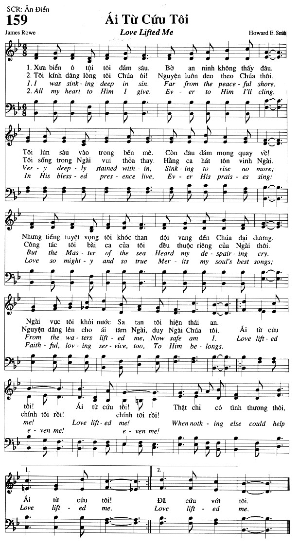 Sheet music: Ái Từ Cứu Tôi