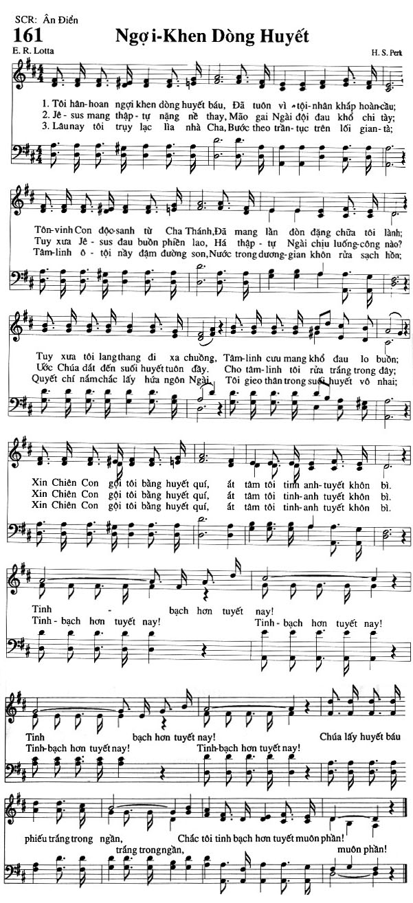Sheet music: Ngợi Khen Dòng Huyết
