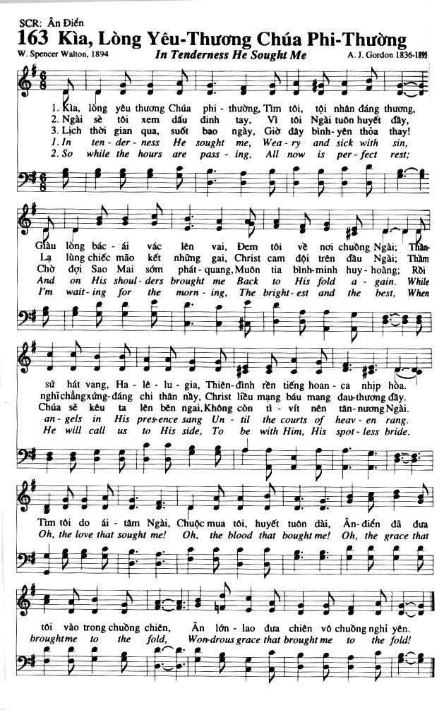 Sheet music: Kìa Lòng Yêu Thương Chúa Phi Thường
