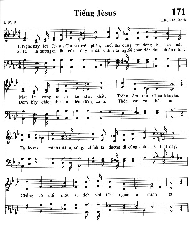 Sheet music: Tiếng Jesus