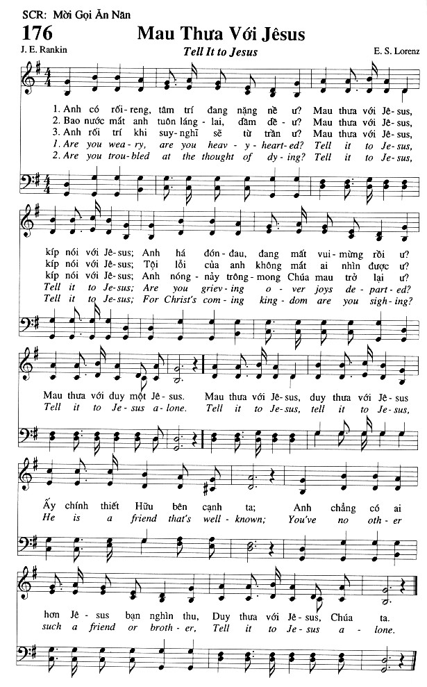Sheet music: Mau Thưa Với Jesus