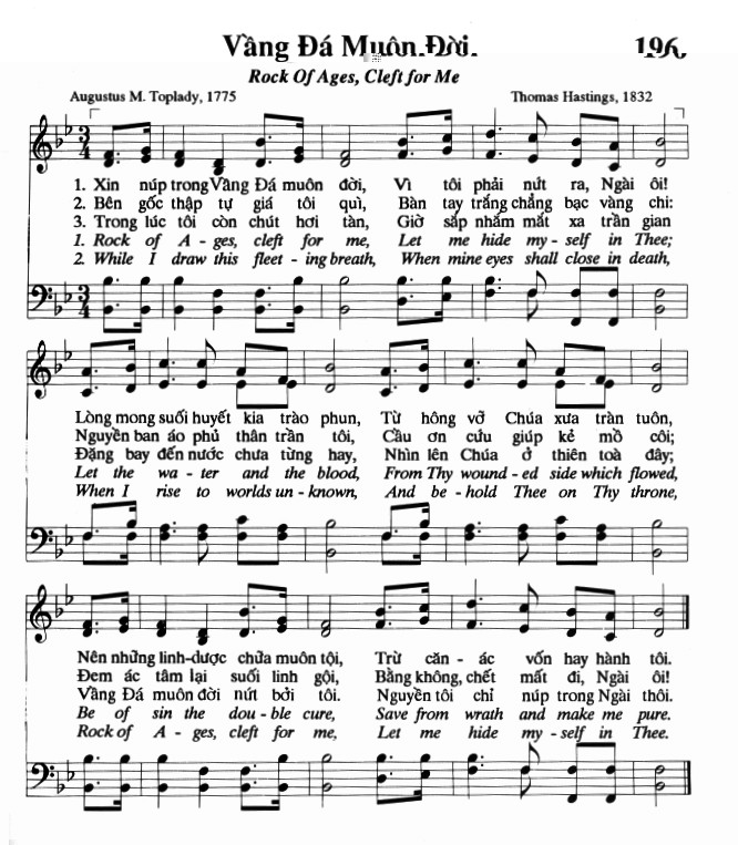Sheet music: Vầng Đá Muôn Đời