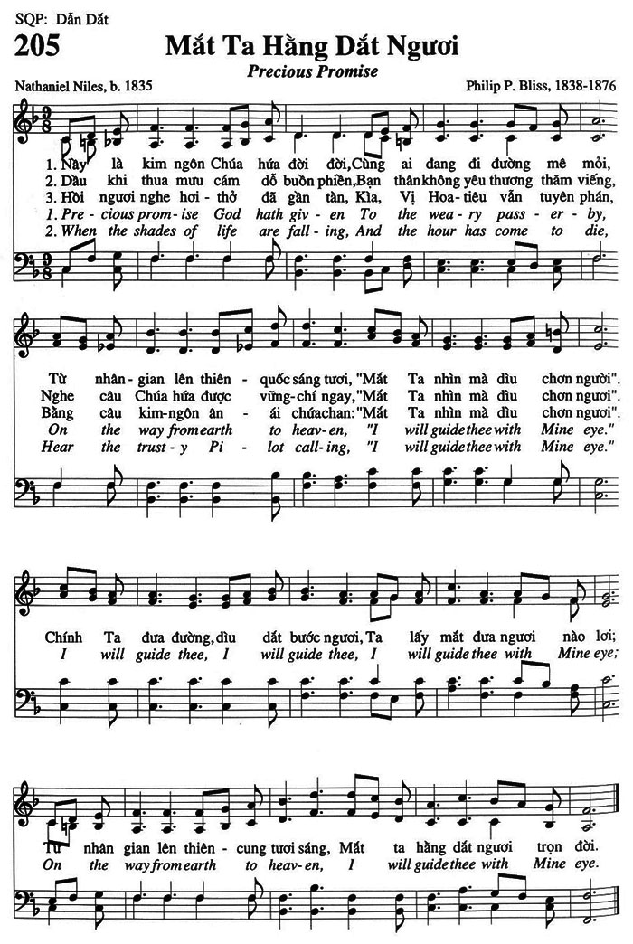 Sheet music: Mắt Ta Hằng Dắt Ngươi