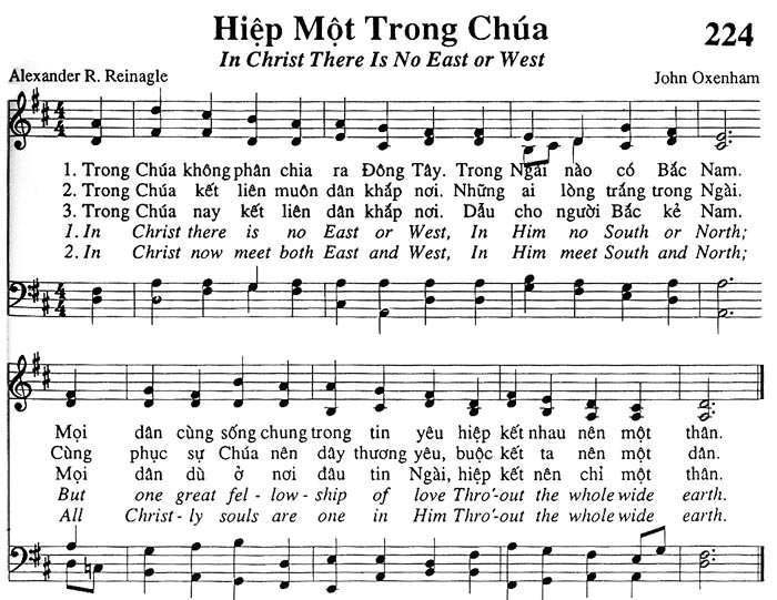 Sheet music: Hiệp Một Trong Chúa