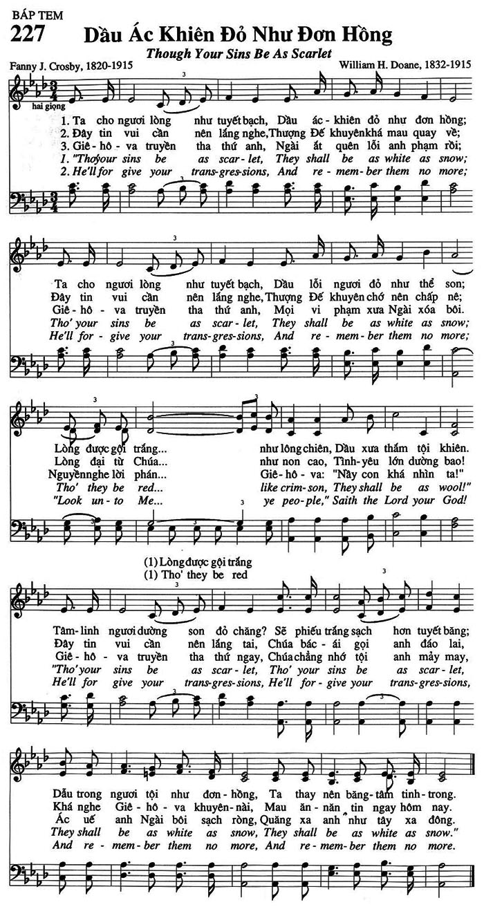 Sheet music: Dầu Ác Khiên Đỏ Như Đơn Hồng