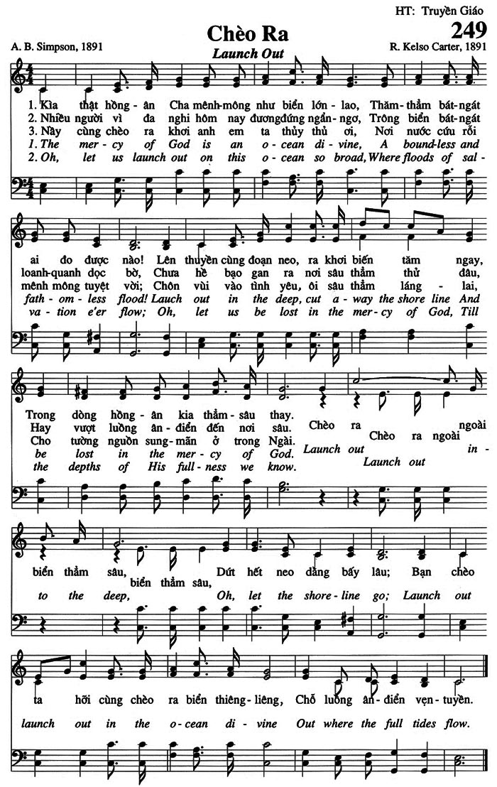 Sheet music: Chèo Ra
