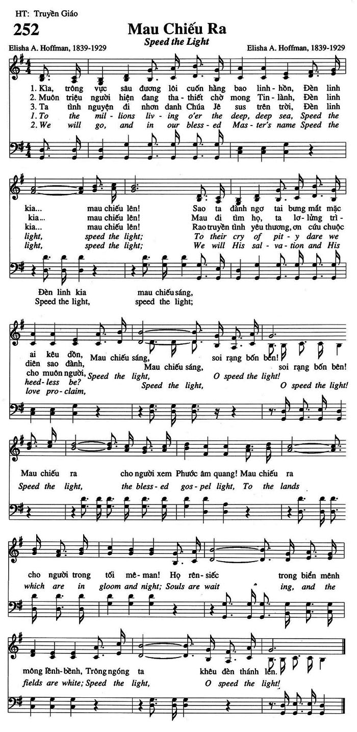 Sheet music: Mau Chiếu Ra