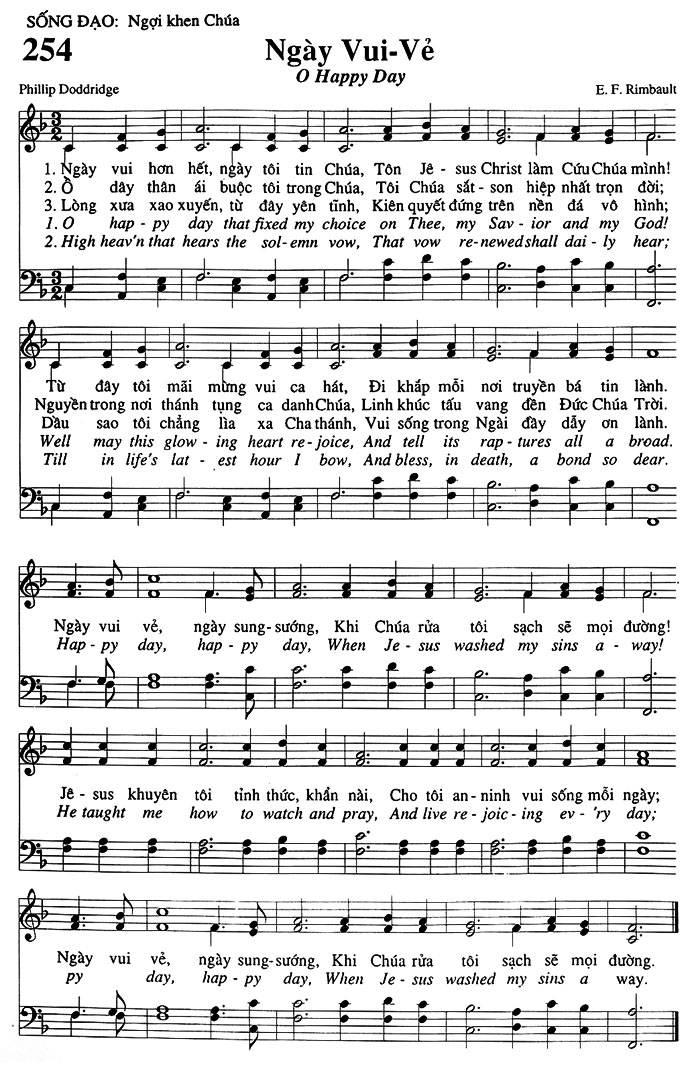 Sheet music: Ngày Vui Vẻ