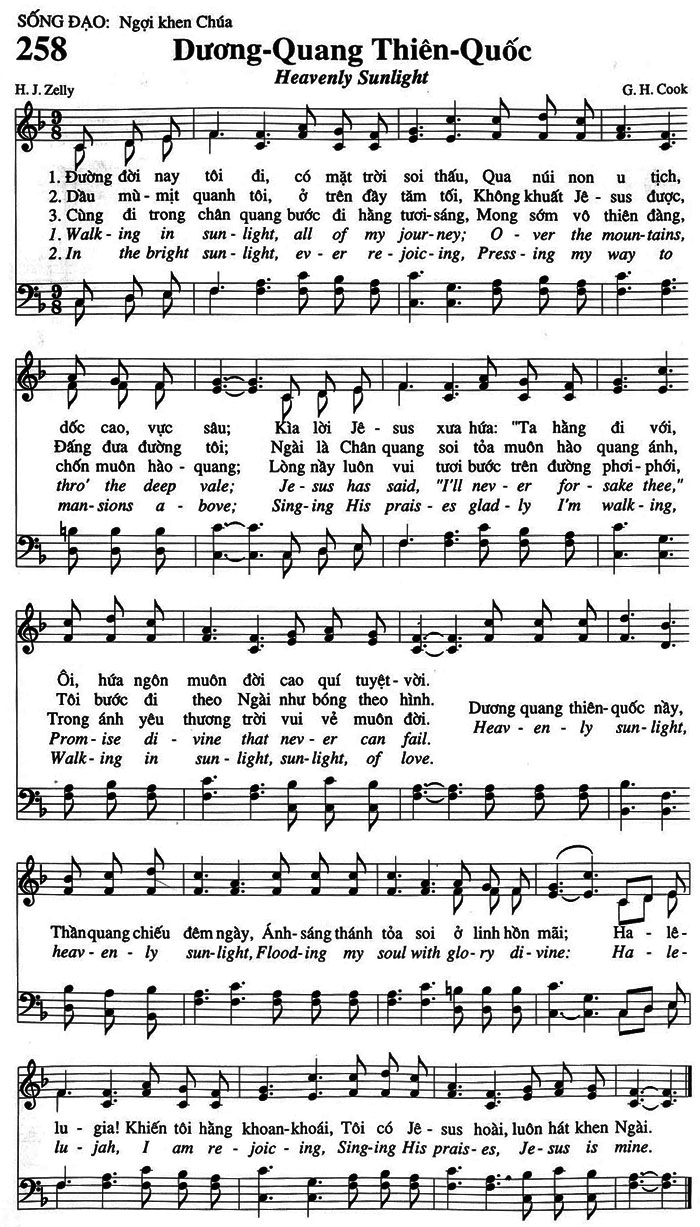 Sheet music: Dương Quang Thiên Quốc