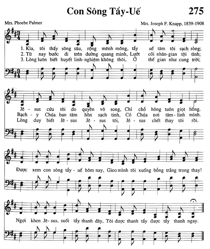 Sheet music: Con Sông Tẩy Uế