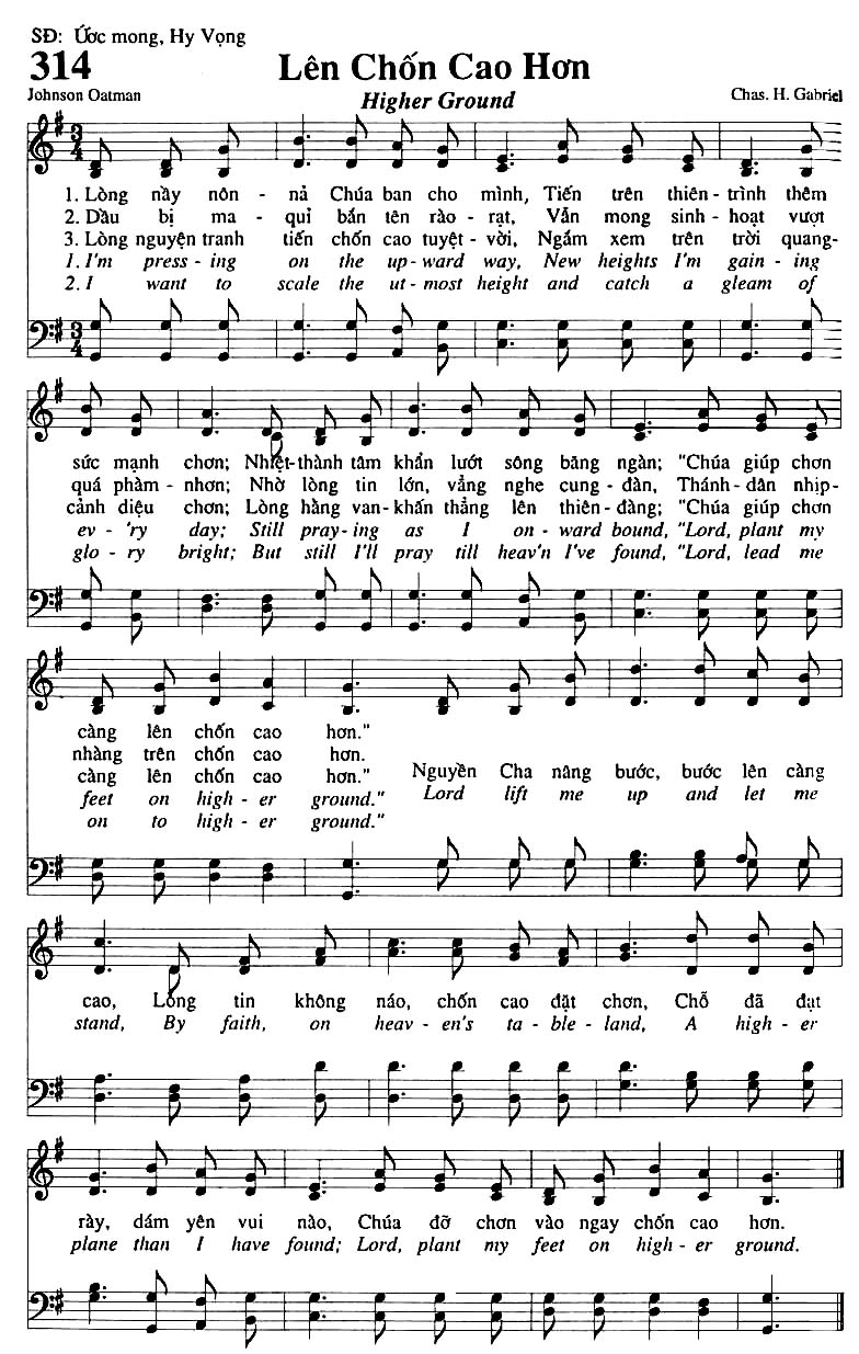 Sheet music: Lên Chốn Cao Hơn
