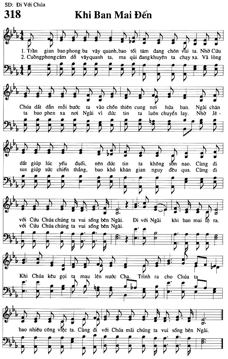 Sheet music: Khi Ban Mai Đến