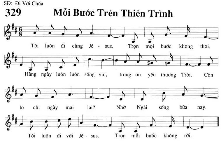 Sheet music: Mỗi Bước Thiên Trình