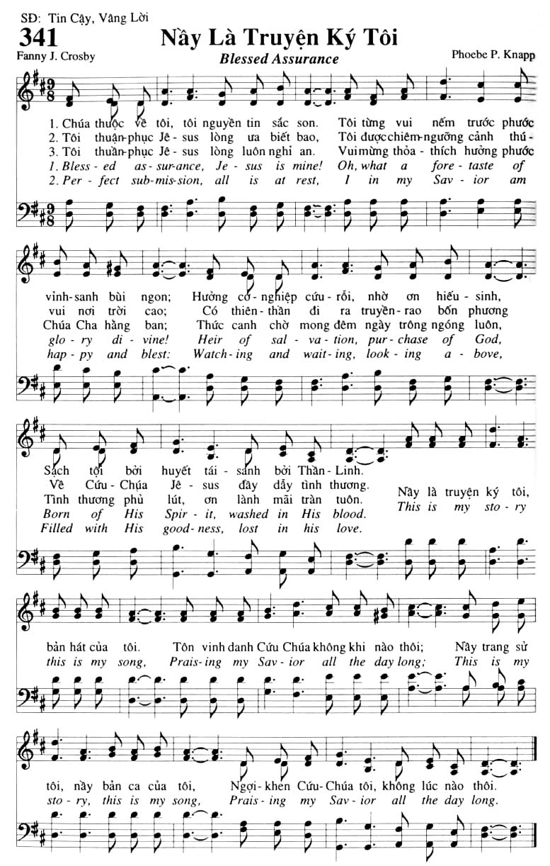 Sheet music: Nầy Là Truyện Ký Tôi