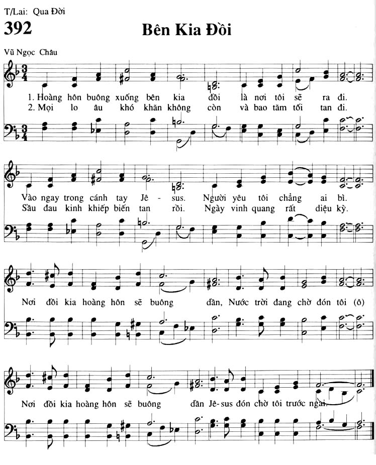 Sheet music: Bên Kia Đồi