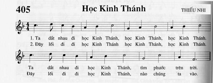 Sheet music: Học Kinh Thánh