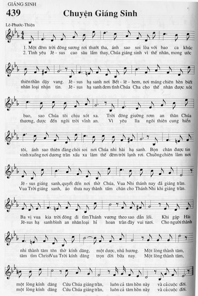 Sheet music: Chuyện Giáng Sinh