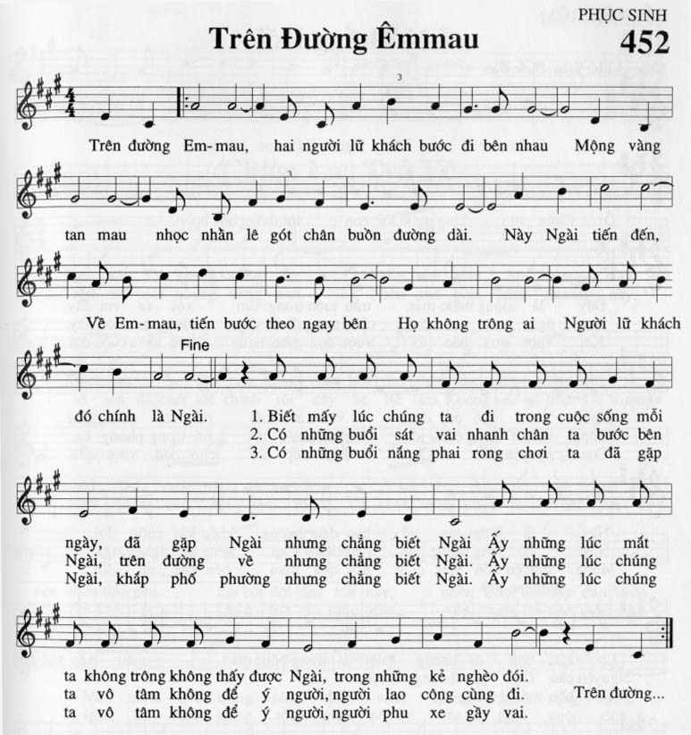Sheet music: Trên Đường Em-mau