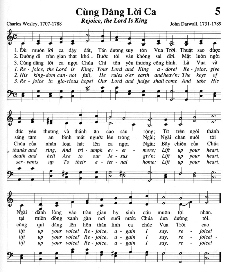 Sheet music: Cùng Dâng Lời Ca