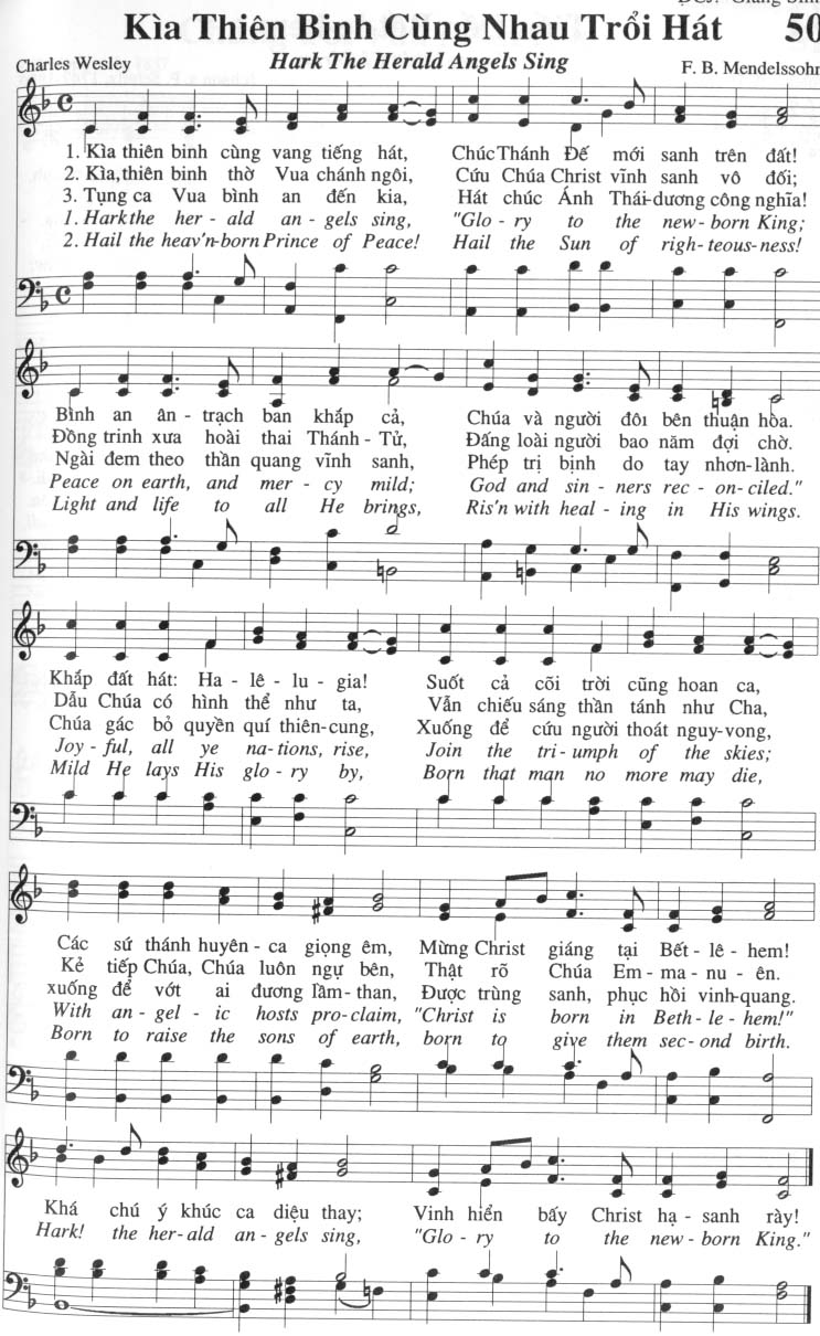 Sheet music: Kìa Thiên Binh Cùng Nhau Trổi Hát