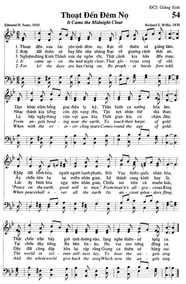 Sheet music: Thoạt Đến Đêm Nọ