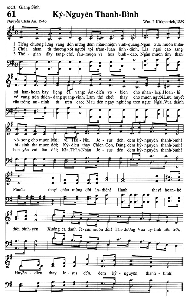 Sheet music: Kỷ Nguyên Thanh Bình