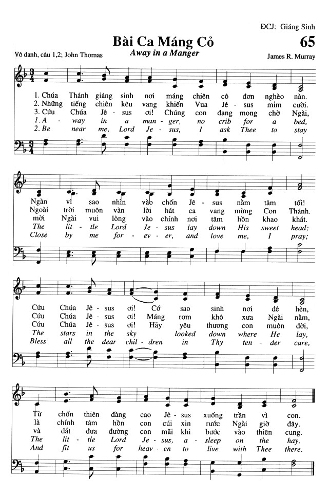 Sheet music: Bài Ca Máng Cỏ
