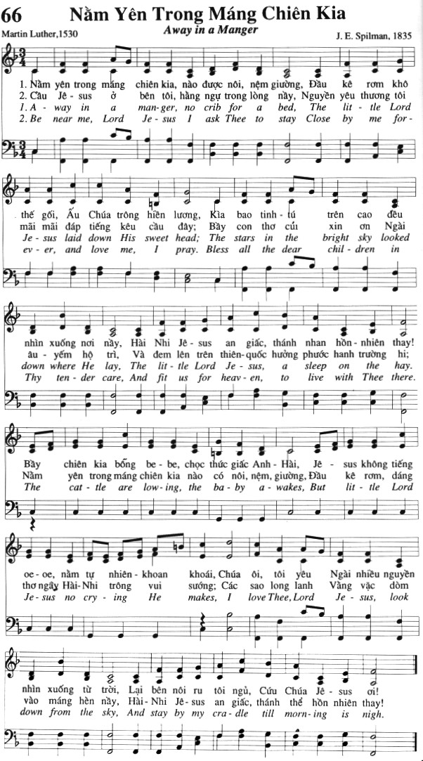 Sheet music: Nằm Yên Trong Máng Chiên