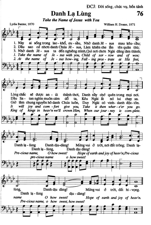 Sheet music: Danh Lạ Lùng