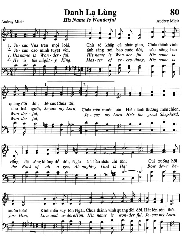 Sheet music: Danh Lạ Lùng.