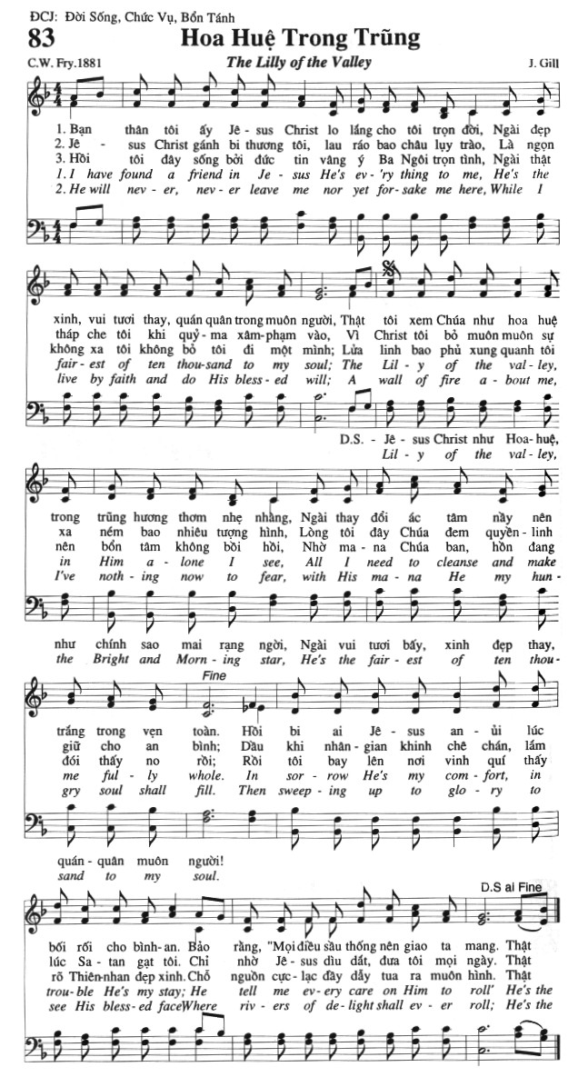 Sheet music: Hoa Huệ Trong Trũng