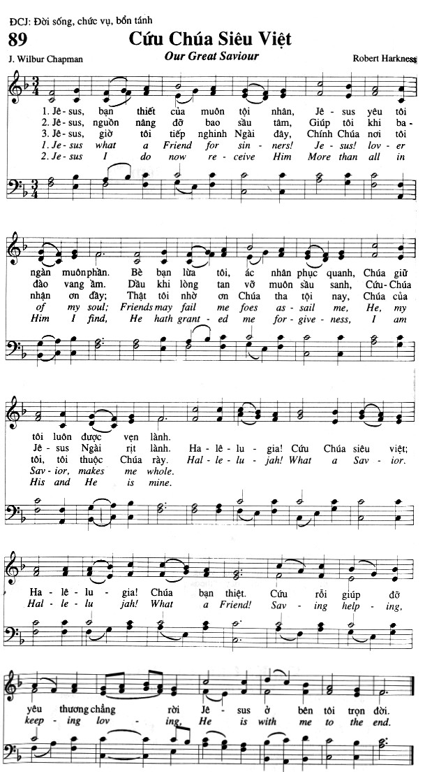 Sheet music: Cứu Chúa Siêu Việt