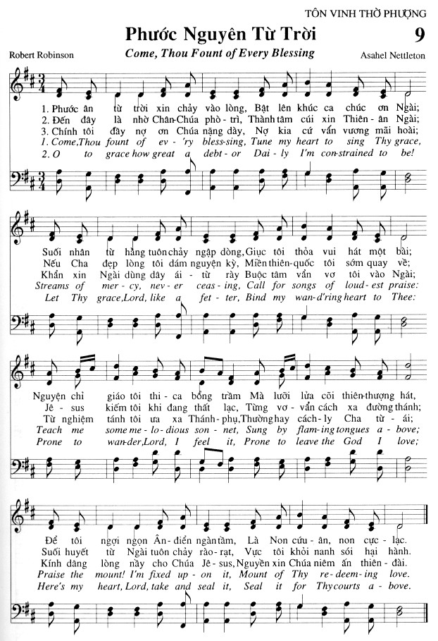 Sheet music: Phước Nguyên Từ Trời