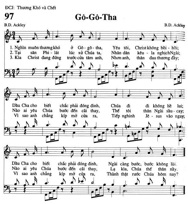 Sheet music: Gô-gô-tha